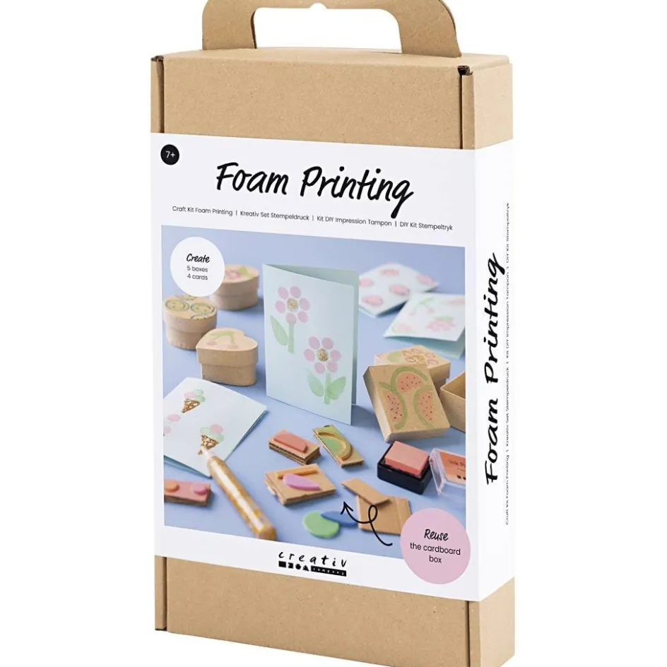 Creativ Company Craft Kit Foam Printing| Diy-Kits, Paints And Painting Accessories