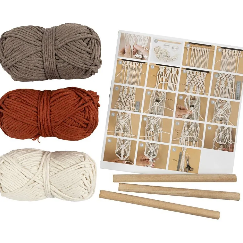 Creativ Company Craft Kit Macramé| Macramé|Diy-Kits, Textiles And Yarn