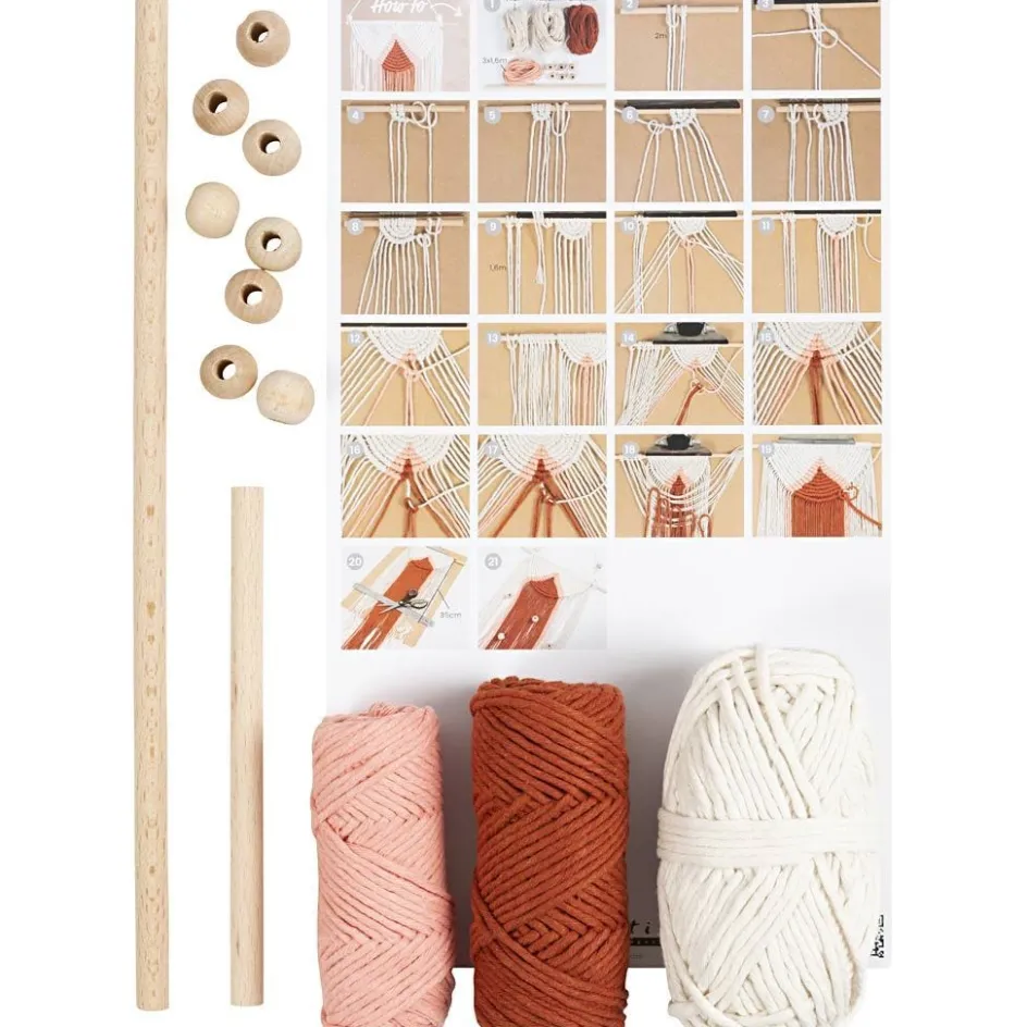 Creativ Company Craft Kit Macramé| Macramé|Diy-Kits, Textiles And Yarn