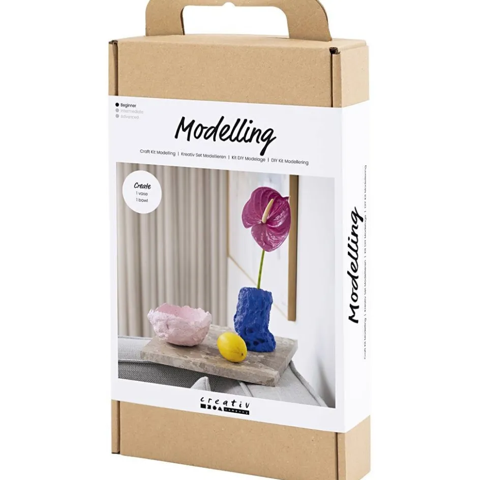 Creativ Company Craft Kit Modelling| Air Drying Clay And Modelling Compounds|Diy-Kits, Modelling And Casting