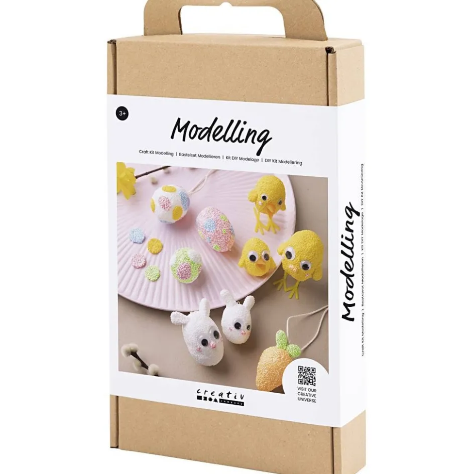 Creativ Company Craft Kit Modelling| Air Drying Clay And Modelling Compounds|Diy-Kits, Modelling And Casting