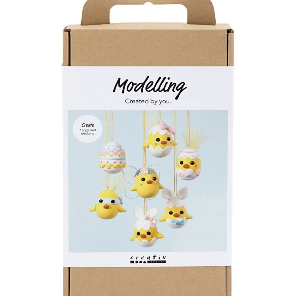 Creativ Company Craft Kit Modelling| Air Drying Clay And Modelling Compounds|Diy-Kits, Modelling And Casting