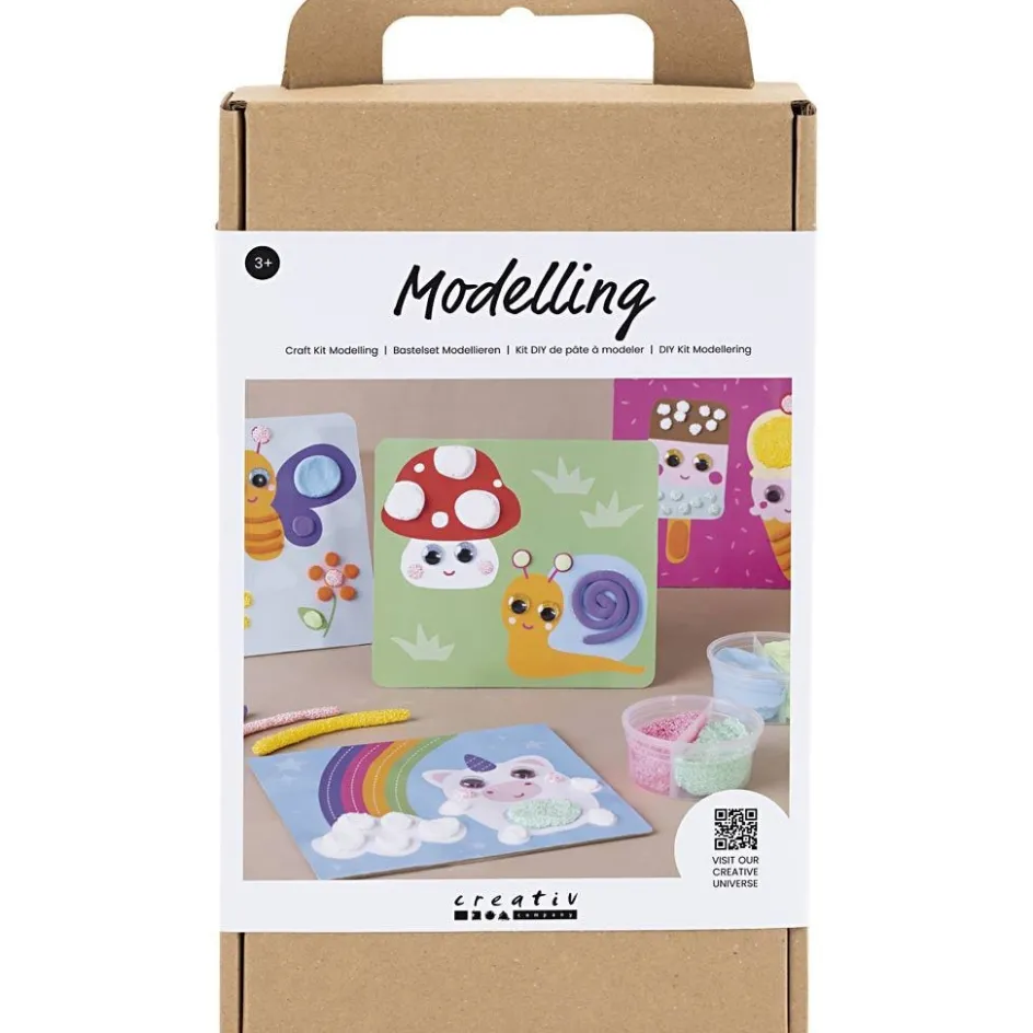 Creativ Company Craft Kit Modelling| Air Drying Clay And Modelling Compounds|Diy-Kits, Modelling And Casting