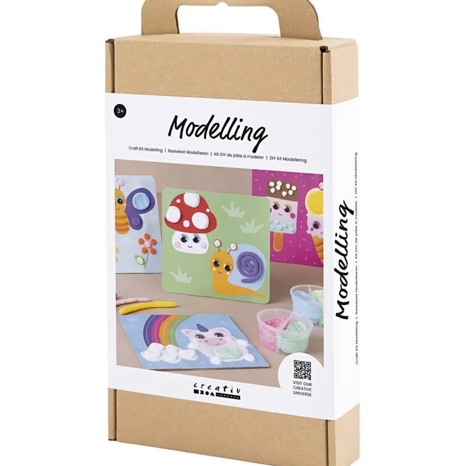 Creativ Company Craft Kit Modelling| Air Drying Clay And Modelling Compounds|Diy-Kits, Modelling And Casting