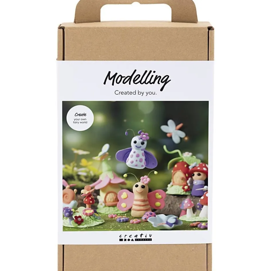 Creativ Company Craft Kit Modelling| Air Drying Clay And Modelling Compounds|Diy-Kits, Modelling And Casting