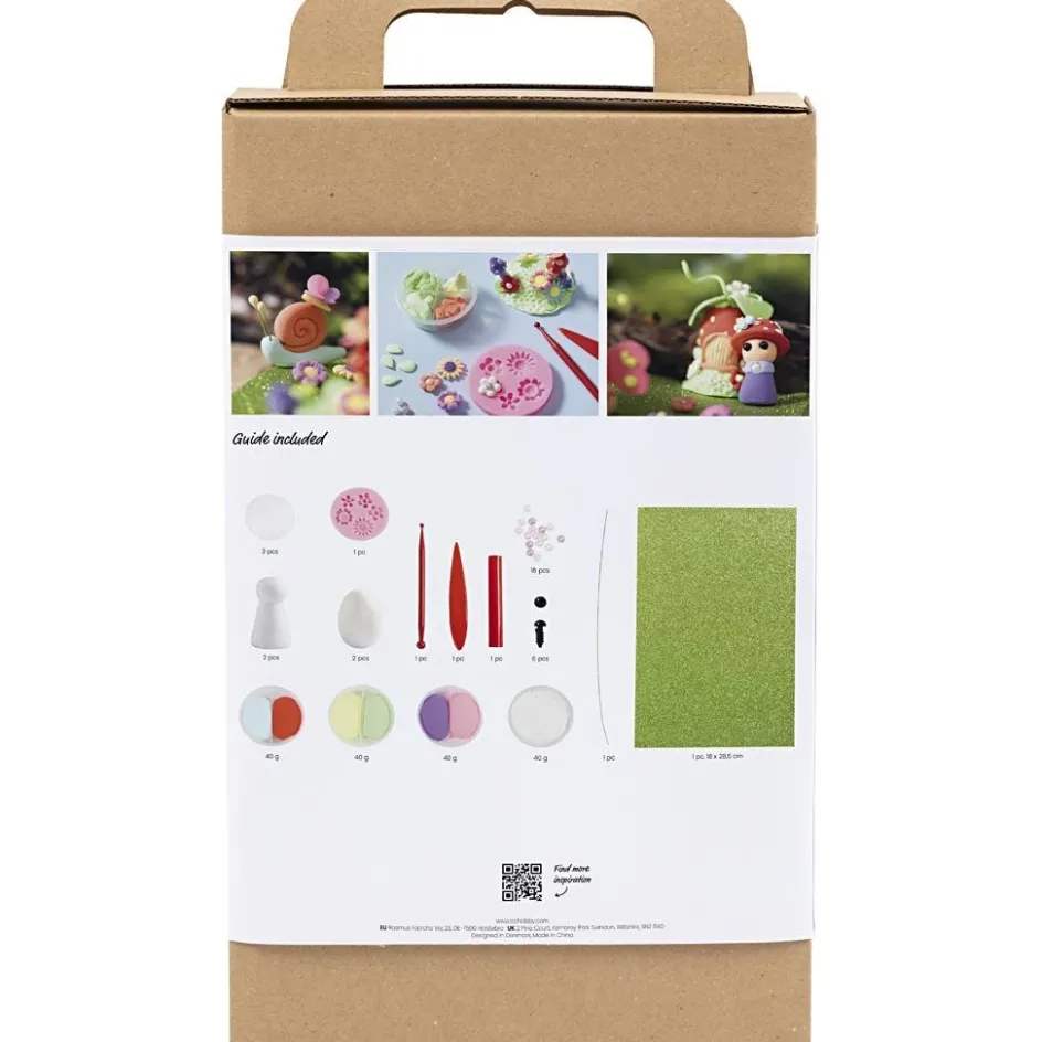 Creativ Company Craft Kit Modelling| Air Drying Clay And Modelling Compounds|Diy-Kits, Modelling And Casting