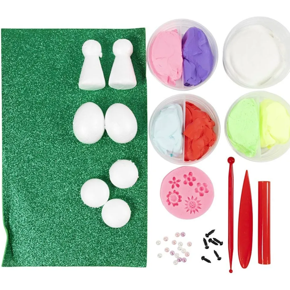 Creativ Company Craft Kit Modelling| Air Drying Clay And Modelling Compounds|Diy-Kits, Modelling And Casting