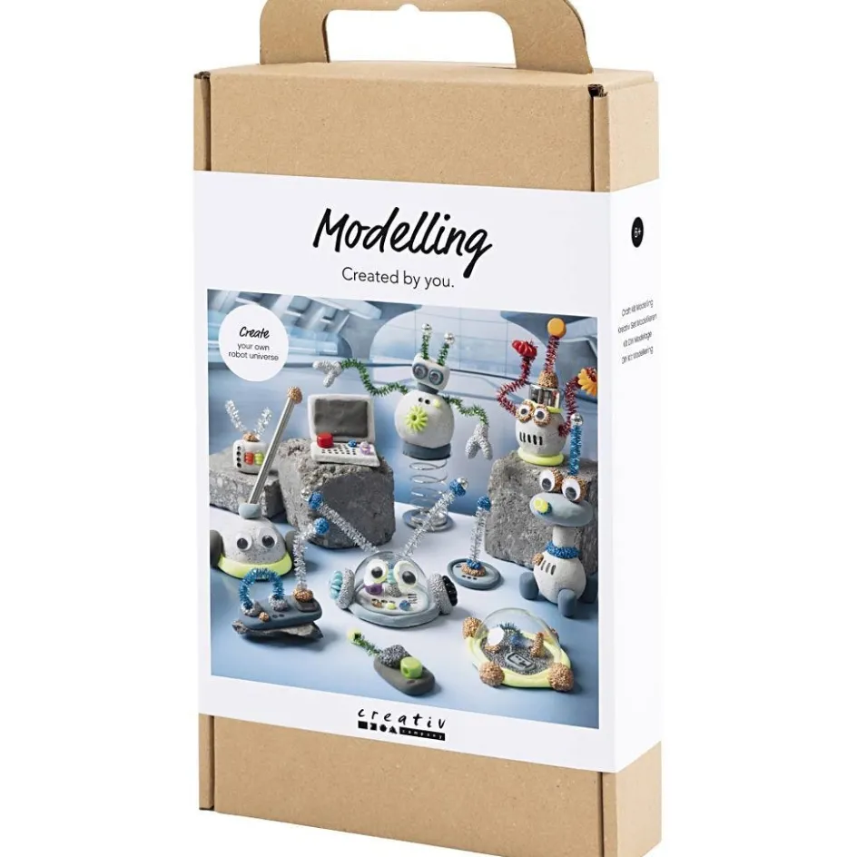 Creativ Company Craft Kit Modelling| Air Drying Clay And Modelling Compounds|Diy-Kits, Modelling And Casting
