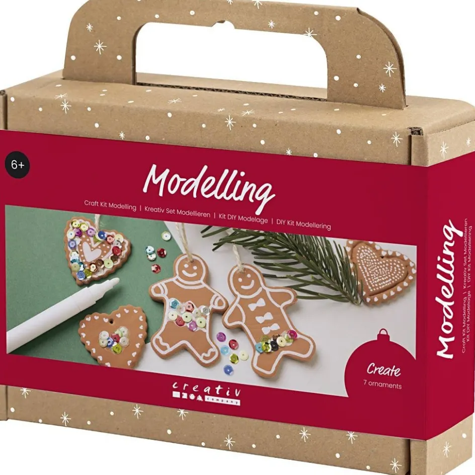 Creativ Company Craft Kit Modelling| Air Drying Clay And Modelling Compounds|Diy-Kits, Modelling And Casting