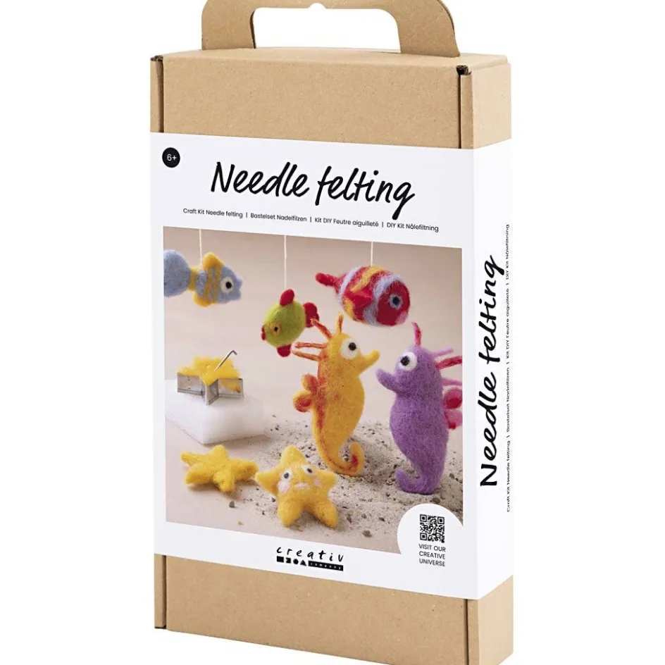 Creativ Company Craft Kit Needle Felting| Wool|Diy-Kits, Textiles And Yarn
