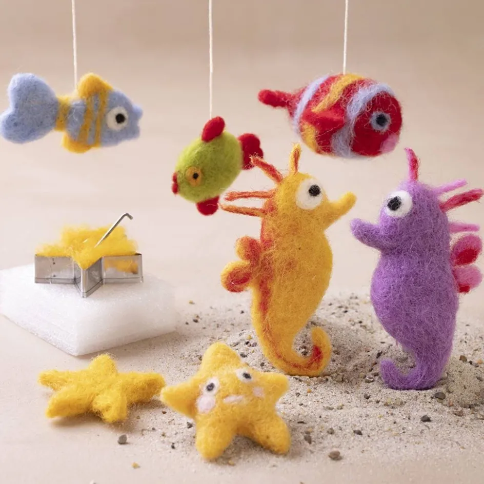Creativ Company Craft Kit Needle Felting| Wool|Diy-Kits, Textiles And Yarn