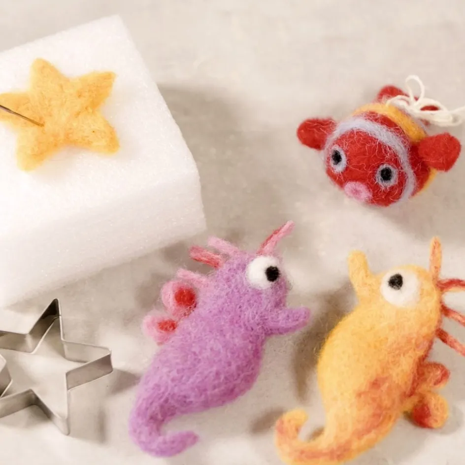 Creativ Company Craft Kit Needle Felting| Wool|Diy-Kits, Textiles And Yarn