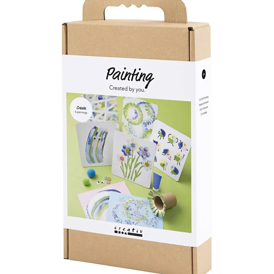 Creativ Company Craft Kit Painting| Textile Decoration|Watercolour Paints