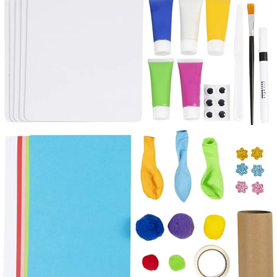 Creativ Company Craft Kit Painting| Textile Decoration|Watercolour Paints