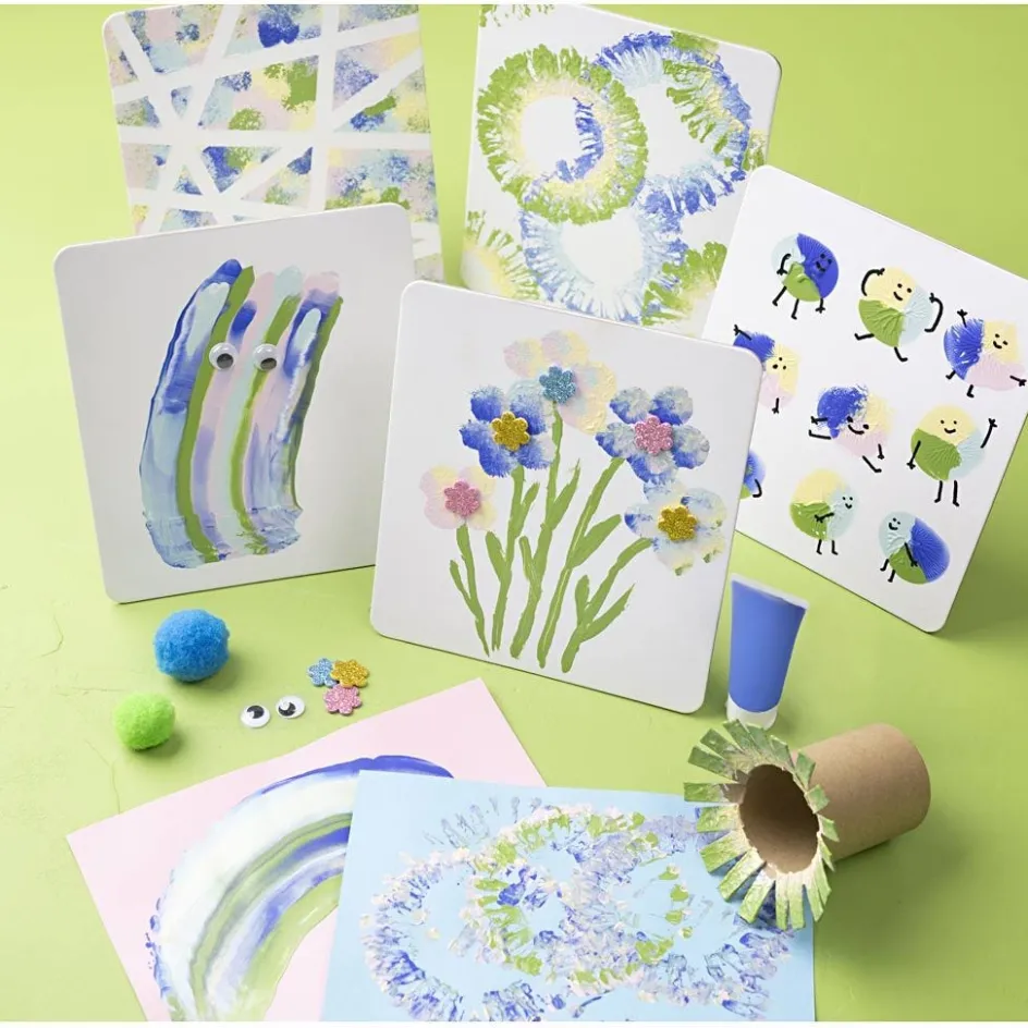Creativ Company Craft Kit Painting| Textile Decoration|Watercolour Paints