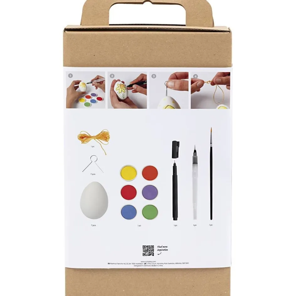 Creativ Company Craft Kit Painting| Figures, Eggs And Animals For Decorating|Diy-Kits, Items For Decoration