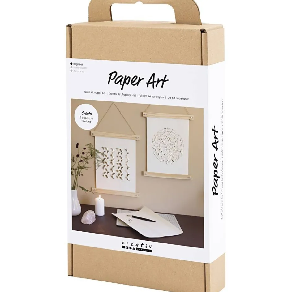 Creativ Company Craft Kit Paper Art| Paper Decorations And Paper Figures|Paper And Card