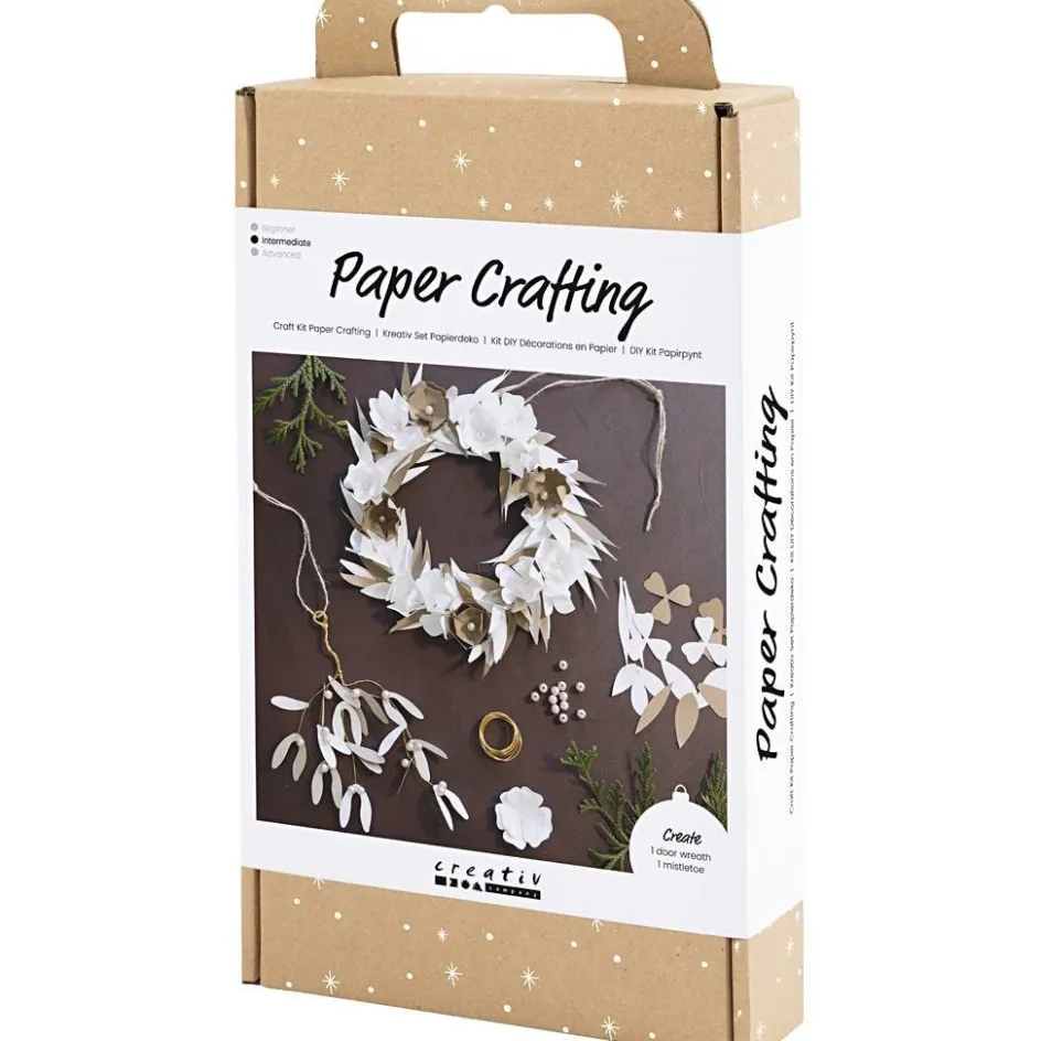 Creativ Company Craft Kit Paper Crafting| Paper Decorations And Paper Figures|Paper And Card