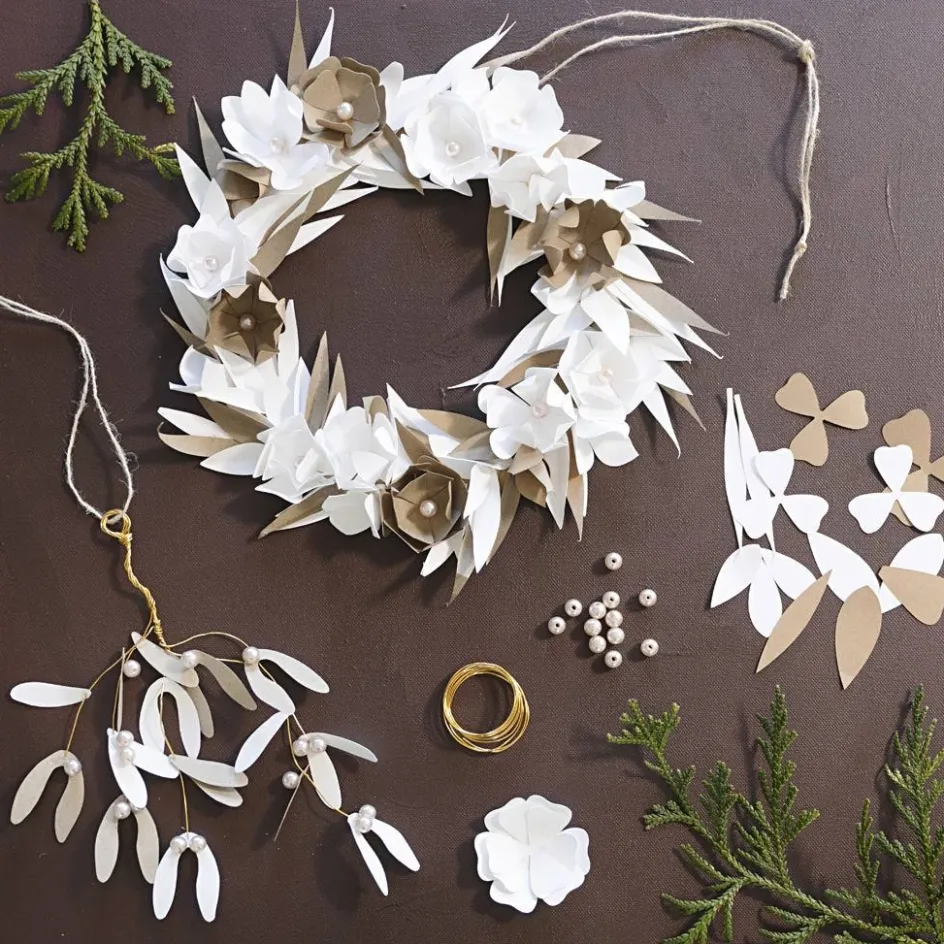 Creativ Company Craft Kit Paper Crafting| Paper Decorations And Paper Figures|Paper And Card