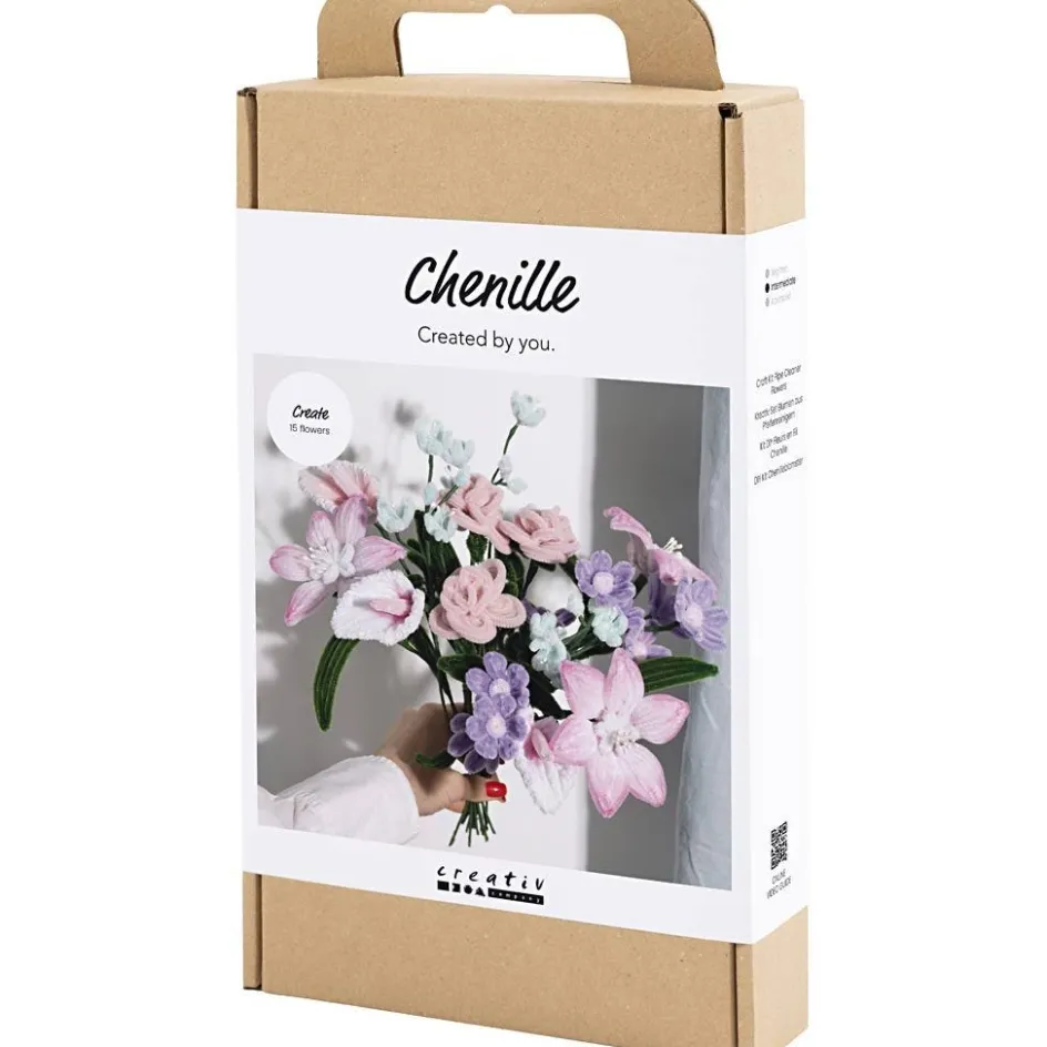 Creativ Company Craft Kit Pipe Cleaner Flowers| Diy-Kits, Basic Items And Tools