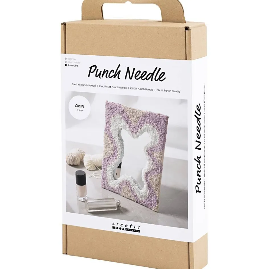 Creativ Company Craft Kit Punch Needle| Embroidery And Needle Punch|Diy-Kits, Textiles And Yarn