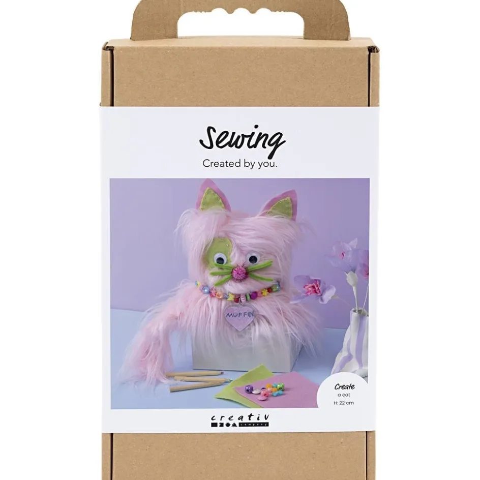 Creativ Company Craft Kit Sewing| Felt And Fleece|Diy-Kits, Textiles And Yarn