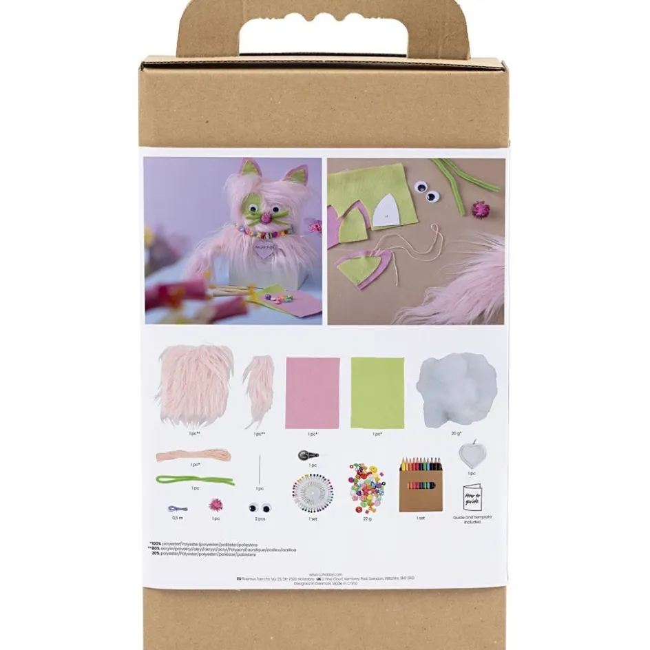 Creativ Company Craft Kit Sewing| Felt And Fleece|Diy-Kits, Textiles And Yarn
