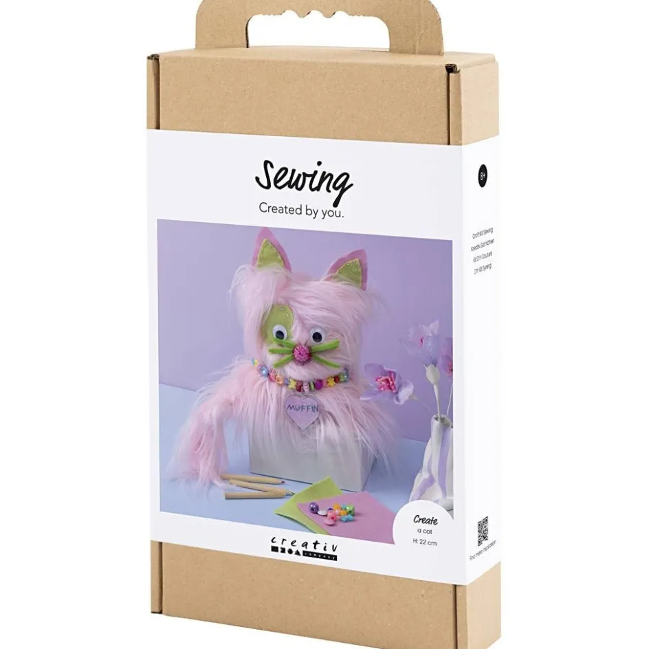 Creativ Company Craft Kit Sewing| Felt And Fleece|Diy-Kits, Textiles And Yarn