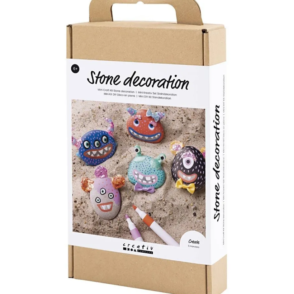 Creativ Company Craft Kit Stone Decoration| Diy-Kits, Basic Items And Tools