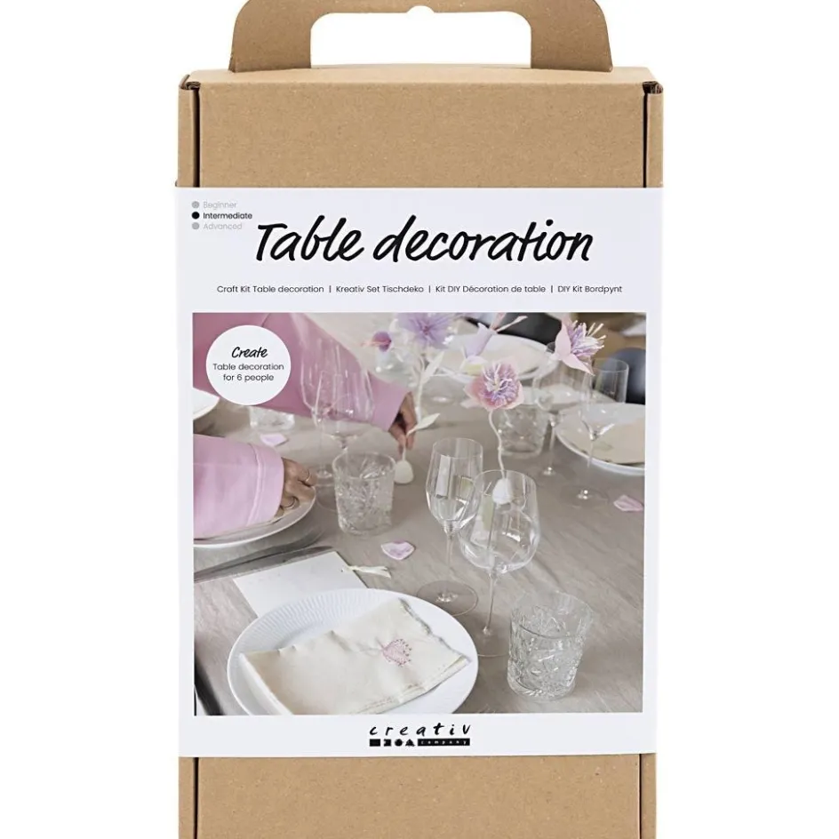 Creativ Company Craft Kit Table Decoration| Diy-Kits, Basic Items And Tools