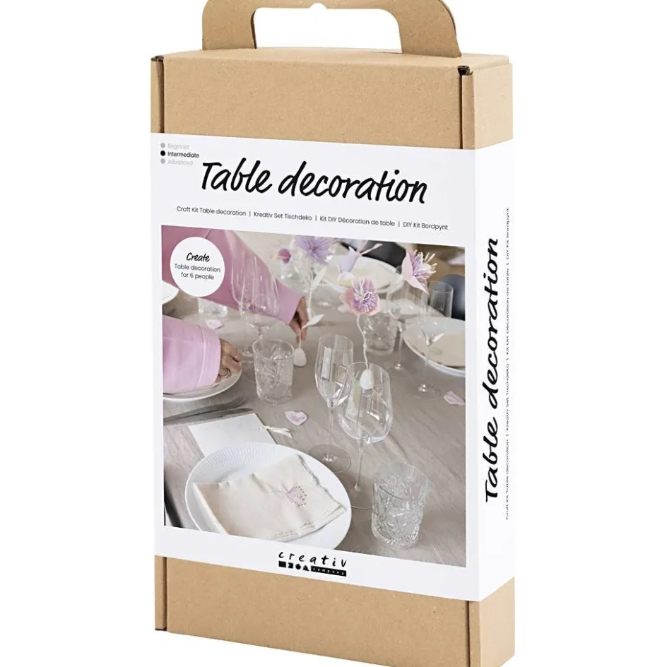 Creativ Company Craft Kit Table Decoration| Diy-Kits, Basic Items And Tools