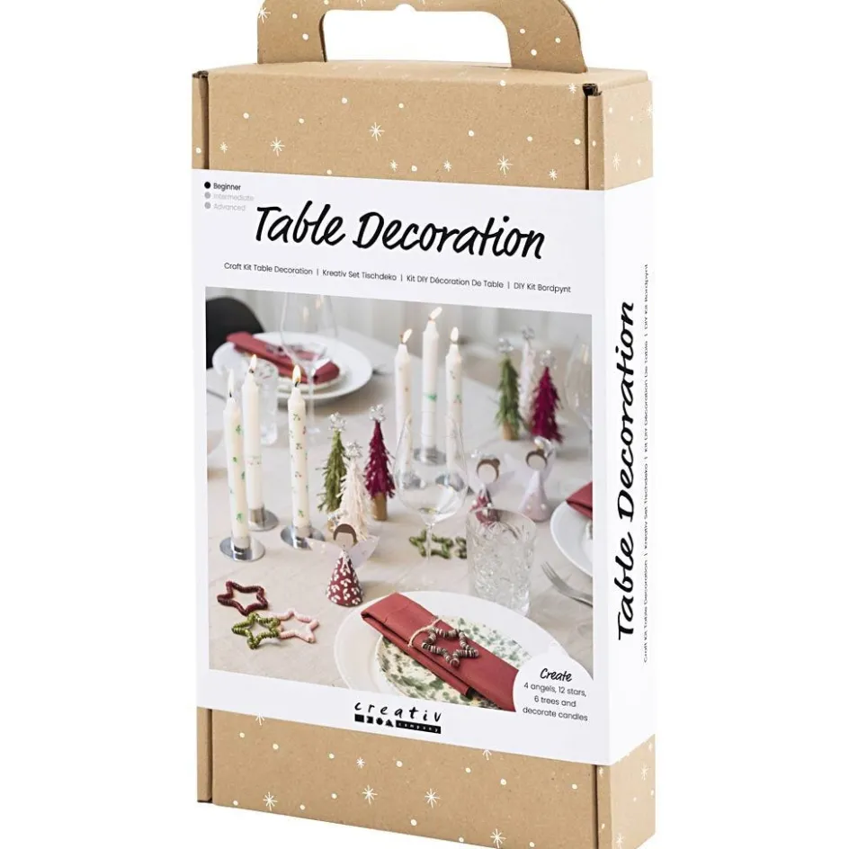 Creativ Company Craft Kit Table Decorations| Diy-Kits, Basic Items And Tools
