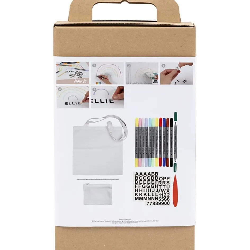 Creativ Company Craft Kit Textile Decoration| Finished Articles|Diy-Kits, Textiles And Yarn