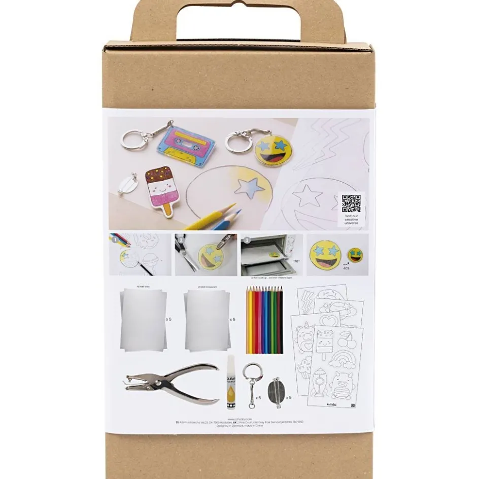 Creativ Company Craft Mix Shrink Plastic Sheets| Shrink Plastic|Diy-Kits, Basic Items And Tools