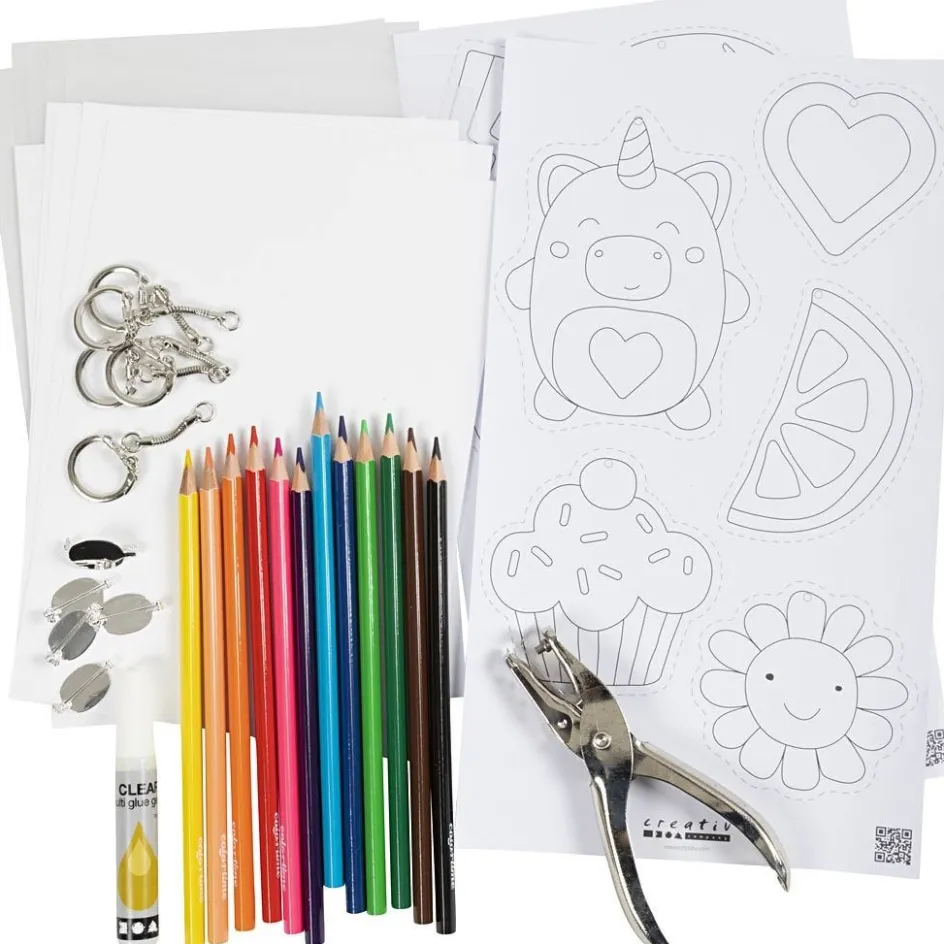 Creativ Company Craft Mix Shrink Plastic Sheets| Shrink Plastic|Diy-Kits, Basic Items And Tools