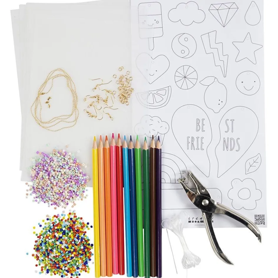 Creativ Company Craft Mix Shrink Plastic Sheets| Shrink Plastic|Diy-Kits, Basic Items And Tools
