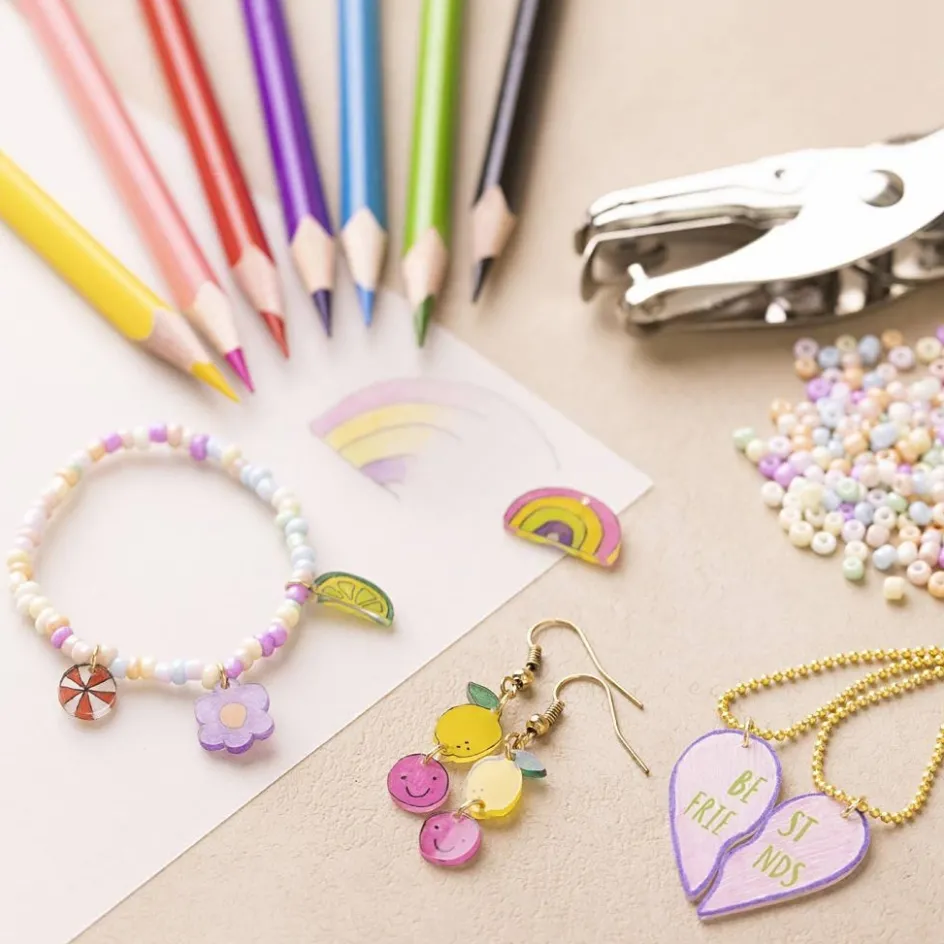 Creativ Company Craft Mix Shrink Plastic Sheets| Shrink Plastic|Diy-Kits, Basic Items And Tools