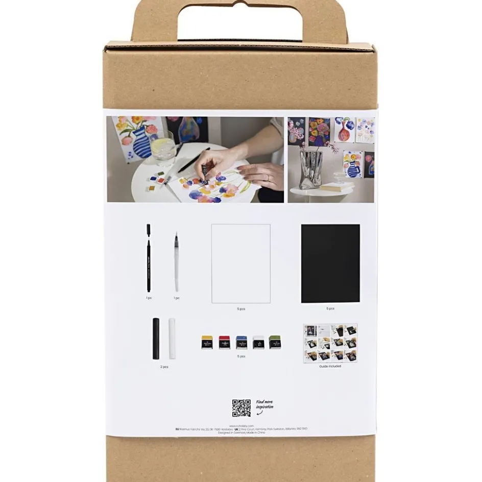 Creativ Company Craft Mix Watercolour| Textile Decoration|Watercolour Paints