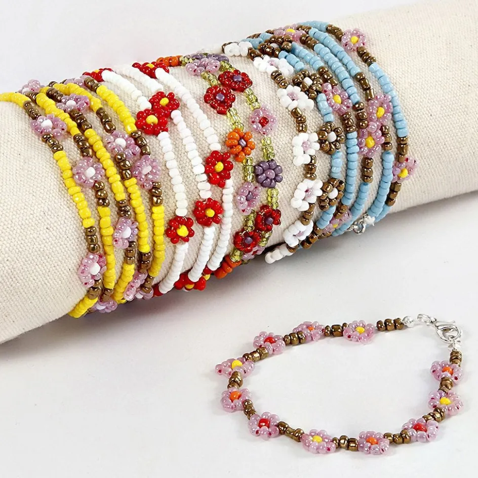Creativ Company Creative kit – Jewellery making with rocaille seed beads| Beads|Diy-Kits, Beads And Jewellery Making