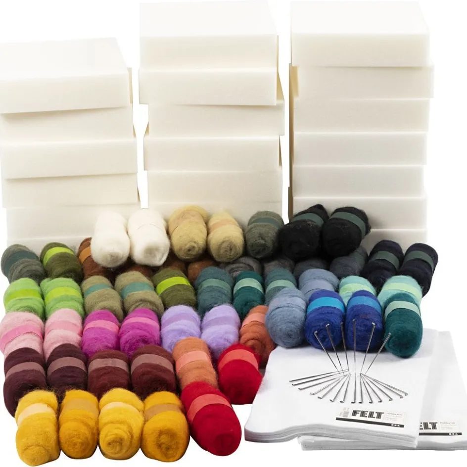 Creativ Company Creative Learning Kit| Creative Classroom Sets|Wool