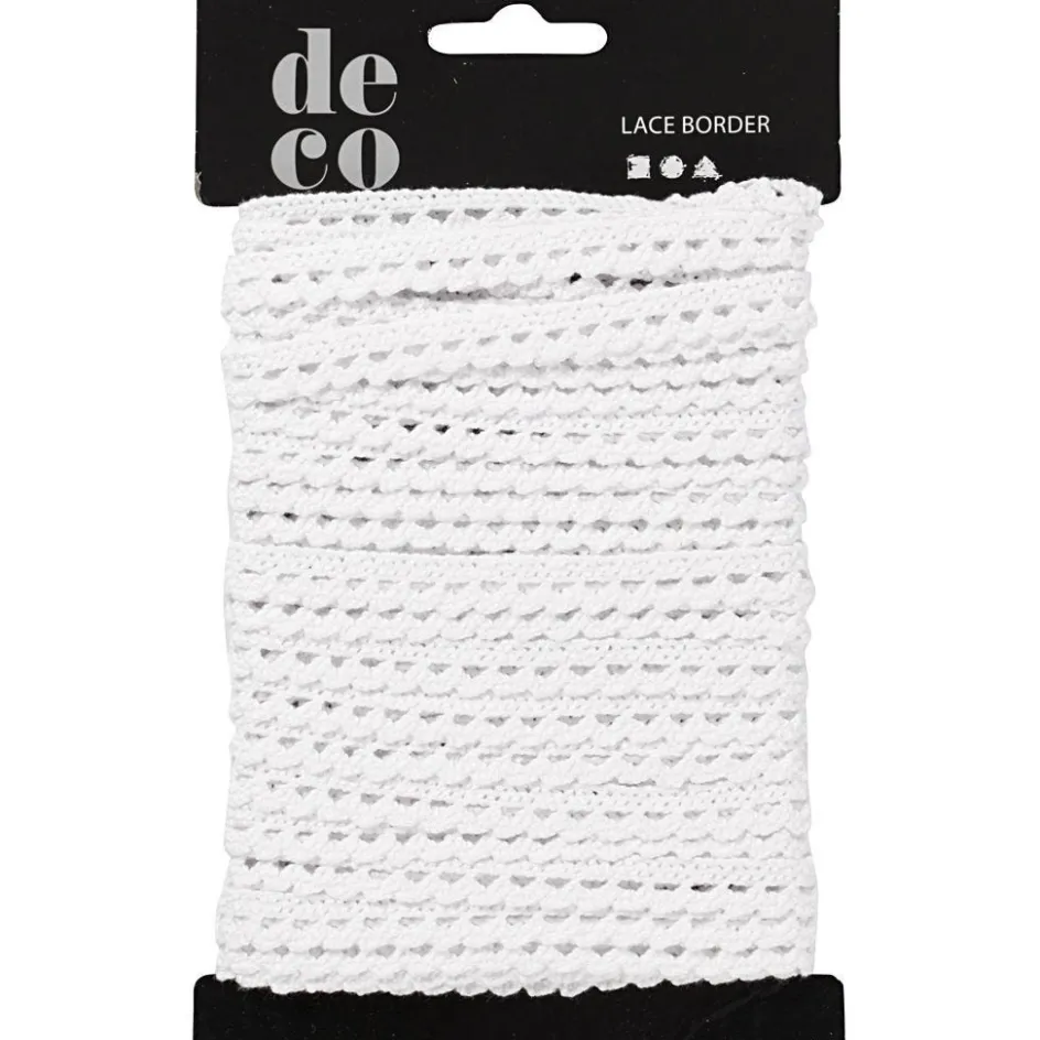 Creativ Company Crochet Lace Border| Ribbon, Cord And Lace