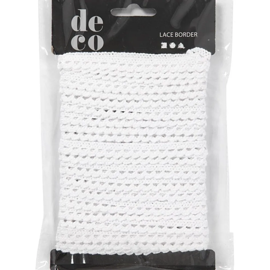 Creativ Company Crochet Lace Border| Ribbon, Cord And Lace