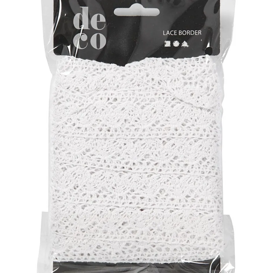 Creativ Company Crochet Lace Border| Ribbon, Cord And Lace