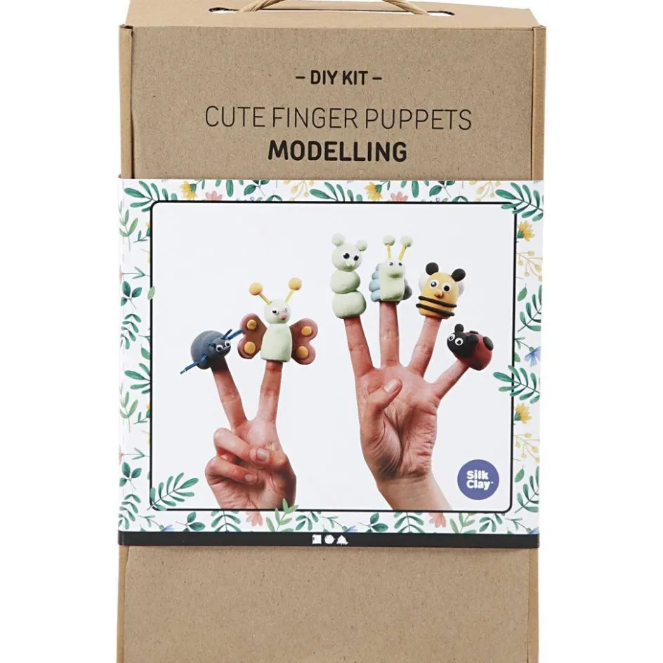 Silk Clay Cute Finger puppets| Air Drying Clay And Modelling Compounds|Diy-Kits, Modelling And Casting