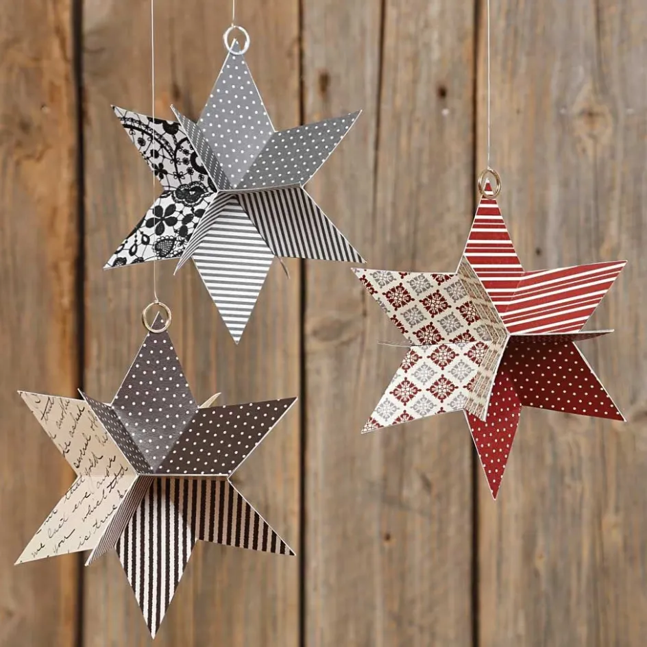Vivi Gade 3D Stars| Paper Decorations And Paper Figures