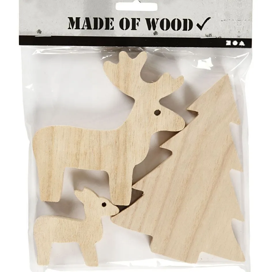 Creativ Company Deer and spruce| Figures, Eggs And Animals For Decorating