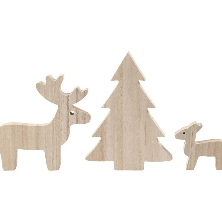 Creativ Company Deer and spruce| Figures, Eggs And Animals For Decorating