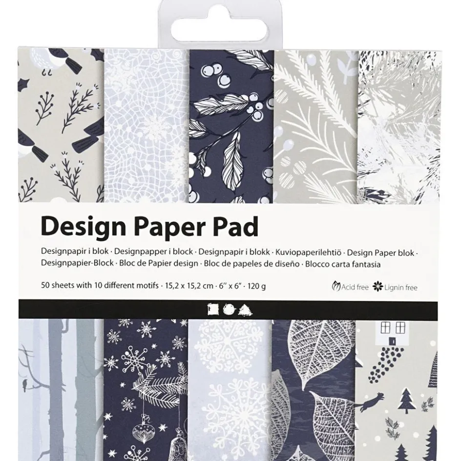 Creativ Company Design Paper Pad| Paper And Card|Calendars, Notebooks And Colouring Books