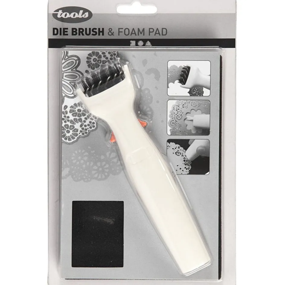 Creativ Company Die Brush & Foam Pad| Stamping And Punching Tools
