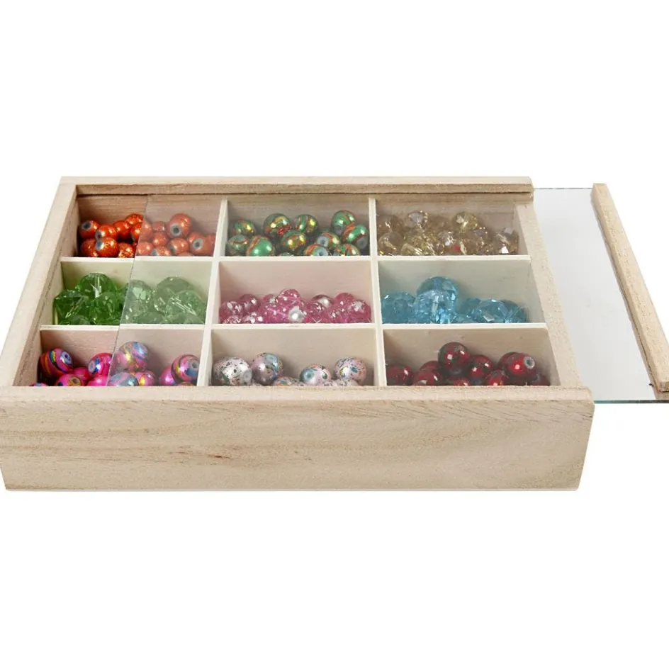 Creativ Company Display Box with Glass Sliding Lid| Boxes And Storage